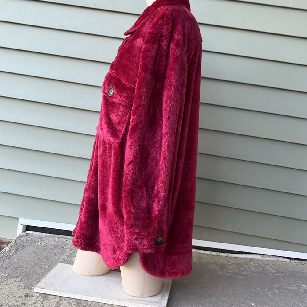 Like new AP•NY hot pink button-down lined jacket - Picture 5 of 16